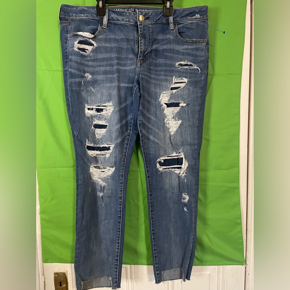 Woman’s denim jeans